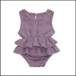 Baby Girl Ruffle Bottom Romper